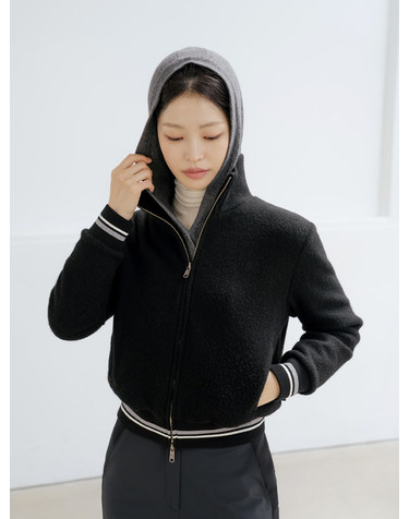 니티나 방풍 집업 가디건 BK