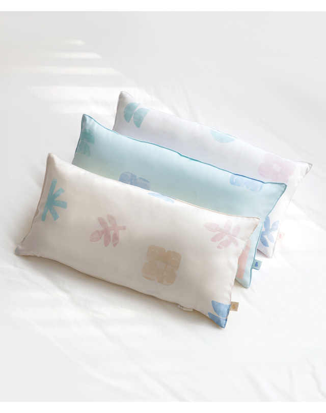 밤부베베 [밤부베베] 밤부모달 포시즌 아기 베개 커버 착용컷