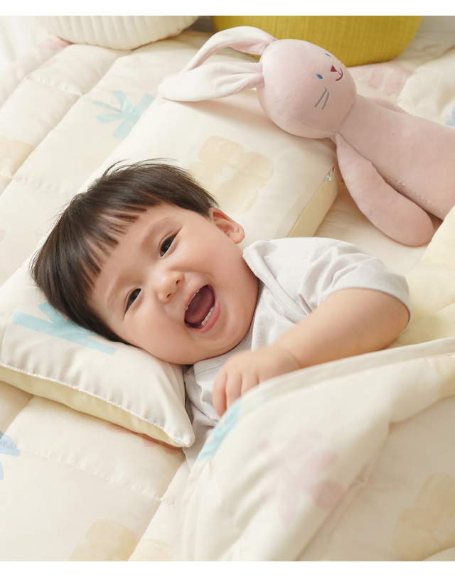 밤부베베 [밤부베베] 밤부모달 포시즌 아기 차렵이불세트 + 베개 커버 추가 증정 착용컷