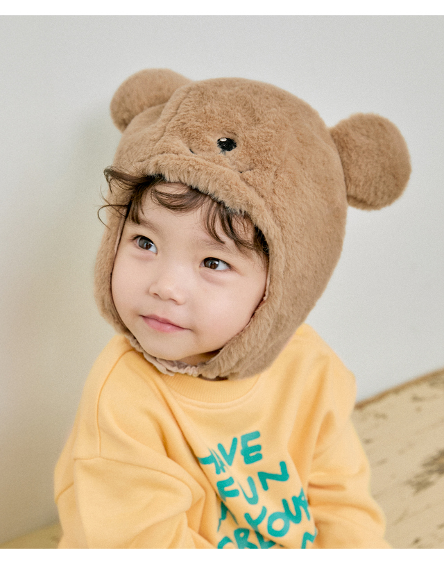 밤부베베 [밤부베베] 판타주 귀도리 모자 착용컷