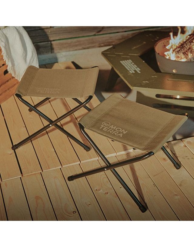몬테라 몬테라 와이드 BBQ체어 (체어 1+1) 착용컷