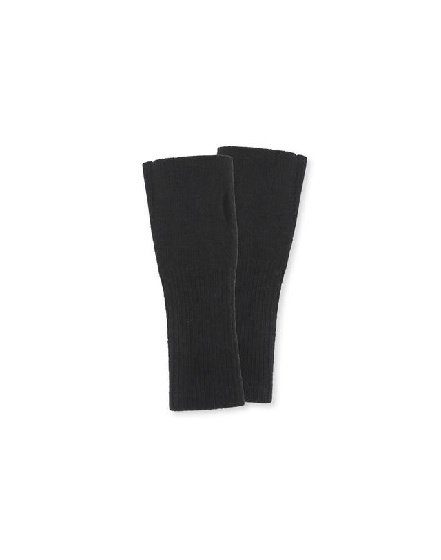 벨지 울 핸드 워머 [BLACK] 그레이 착용컷