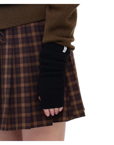 울 블렌디드 핸드 워머 블랙