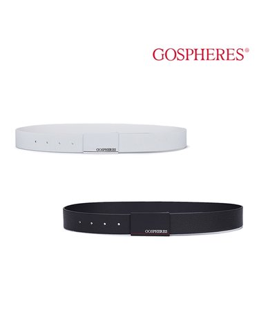 고스피어 GOSPHERES MAN SIGNATURE RED LINE LOGO BELT_PM2ABT82