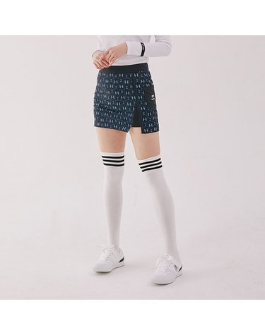 헤일리골프 여성 아웃포켓 밴딩 패턴 큐롯 스커트 HS-WS1003