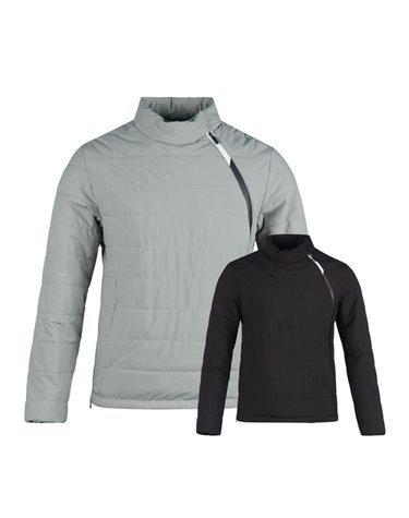 럭스골프 남성 모크넥 풀집업 패딩 바람막이 MS2AW133