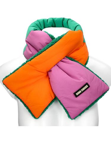 26FW 보보쇼즈 키즈 블록 플리스 머플러  B226AI033 561