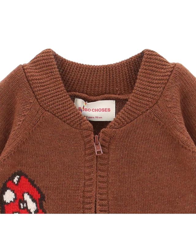 보보쇼즈 26FW 보보쇼즈 머쉬 몬스터 집업 가디건 B226AC092 201 착용컷