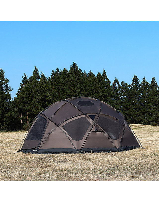 위오 위오 야크돔 550 대형 반구형돔쉘터 착용컷