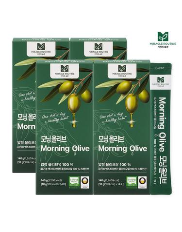 모닝 올리브 4박스 / 올리브유 저속노화