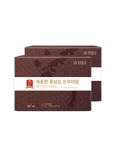 [보리보리] 제중원 홍삼진 프리미엄 30포 2박스 / 홍삼스틱 명절선물 부모님선물 진세노사이드15mg