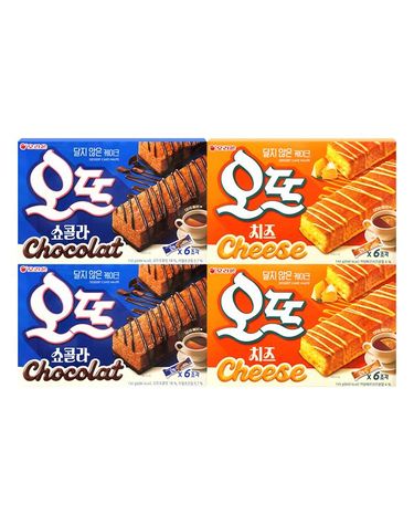 [보리보리]  오뜨 치즈 144g 2개+쇼콜라 150g 2개
