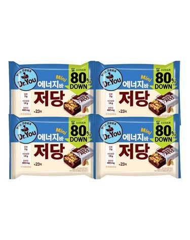 [보리보리]  닥터유 에너지바 미니 저당 324g 4개