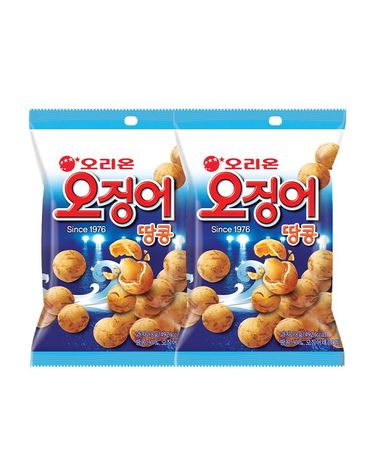 오리온 [보리보리] 오징어 땅콩 98g 2개