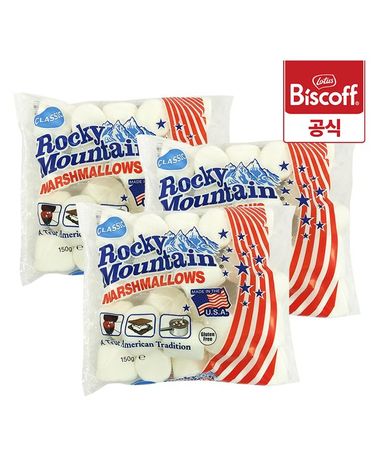 [보리보리]  록키마운틴 마시멜로우 레귤러 화이트 150g x 3개
