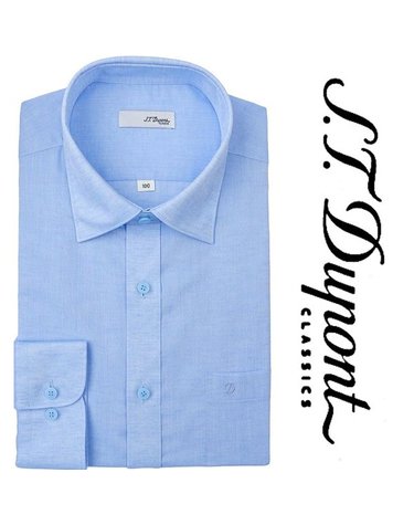 [갤러리아] [듀퐁] 26년S/S(일반핏)린넨믹스 블루셔츠,[SE6SM12LS705SBU] A