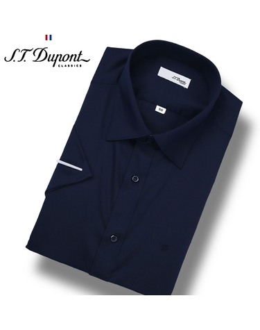 [갤러리아] [듀퐁]26년 S/S(일반핏) 네이비 반팔셔츠 , SE6MM12LS703SNY A
