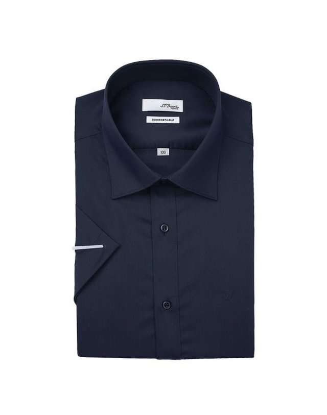에스티듀퐁 듀퐁셔츠_ [갤러리아] [듀퐁]26년S/S(슬림핏) 반팔셔츠2종 택1 SE6MM22HS754SDY 외 A 착용컷