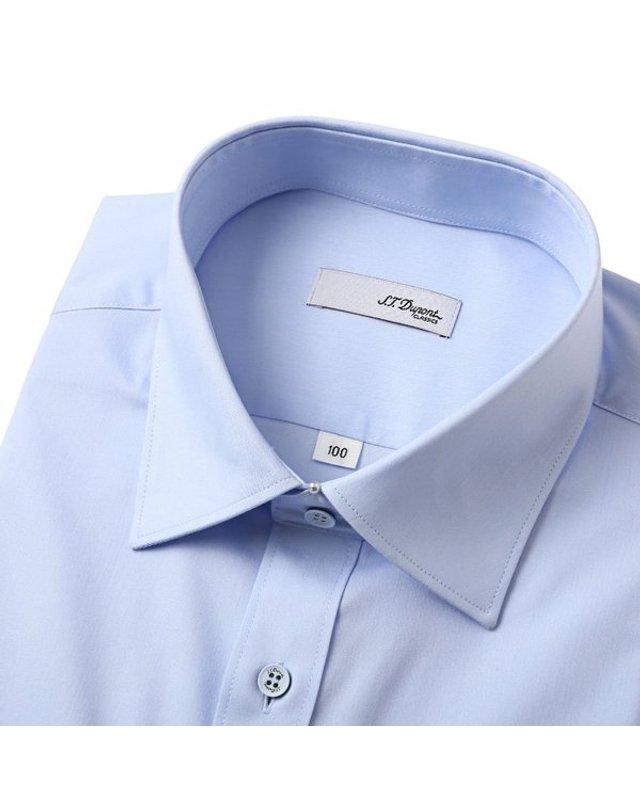 에스티듀퐁 듀퐁셔츠_ [갤러리아] [듀퐁] 25년S/S(일반핏)삼색포인트 셔츠,907SBU 착용컷