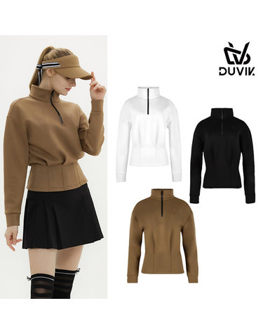 듀빅 여성 오버핏 블루종 긴팔티셔츠 DD3WTS153