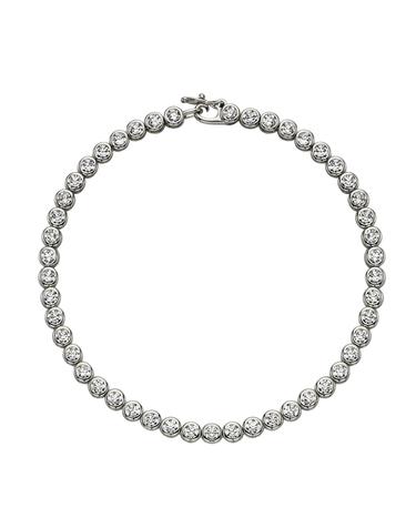 [비긴스] 실버925 BB 베젤 테니스 팔찌 2.5