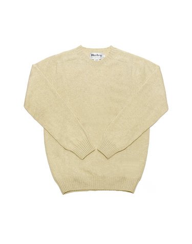 [할리오브스코틀랜드] 남성 쉐기독 오트밀 홀가먼트 라운드 니트(M3116 7 OATMEAL)