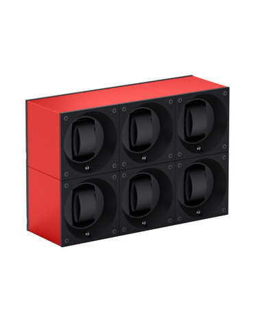 [스위스큐빅] MASTERBOX 6구 RED ALUMINIUM