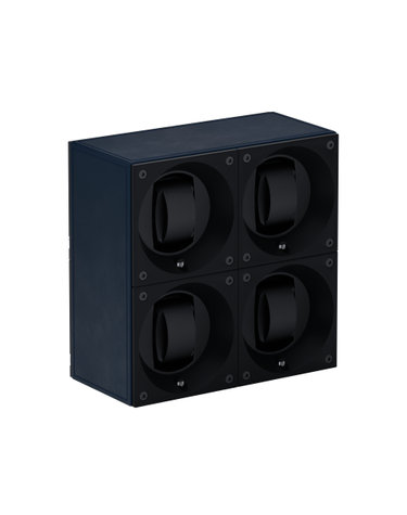 [스위스큐빅] MASTERBOX 4구 NAVY BLUE LEATHER