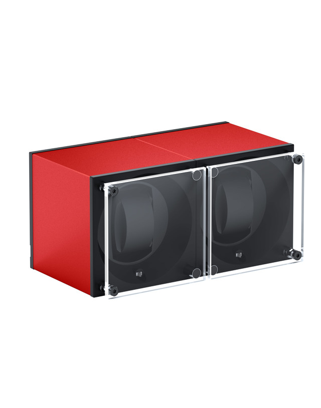 스위스큐빅 [스위스큐빅] MASTERBOX 2구 RED ALUMINIUM 착용컷