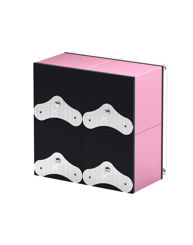 스위스큐빅 [스위스큐빅] MASTERBOX 4구 PINK ALUMINIUM 착용컷