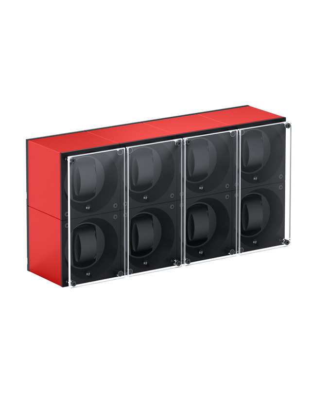스위스큐빅 [스위스큐빅] MASTERBOX 8구 RED ALUMINIUM 착용컷