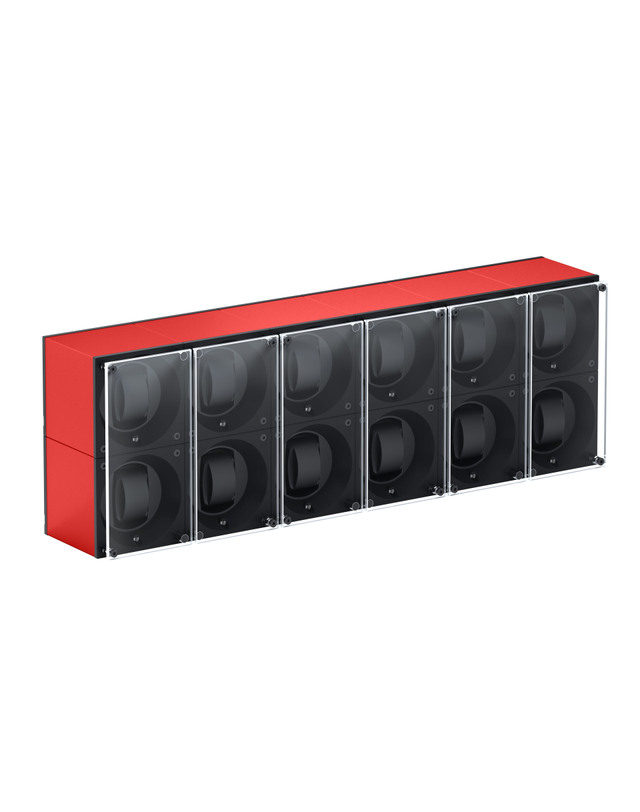 스위스큐빅 [스위스큐빅] MASTERBOX 12구 RED ALUMINIUM 착용컷