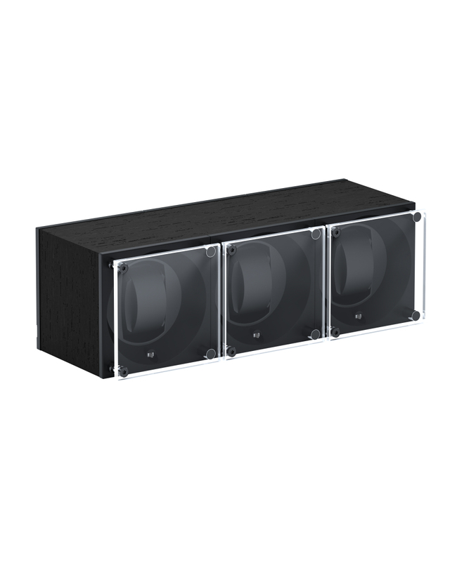 스위스큐빅 [스위스큐빅] MASTERBOX 3구 BLACK WENGE WOOD 착용컷