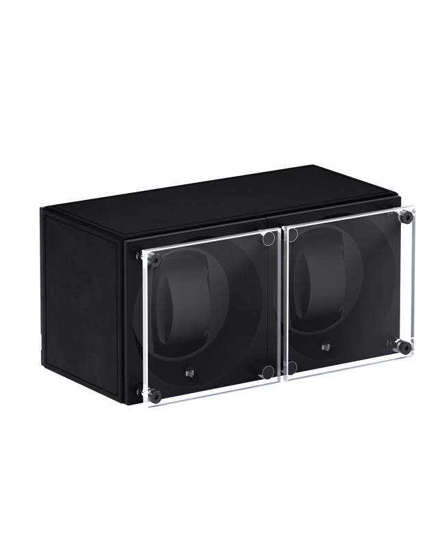 스위스큐빅 [스위스큐빅] MASTERBOX 2구 BLACK LEATHER 착용컷