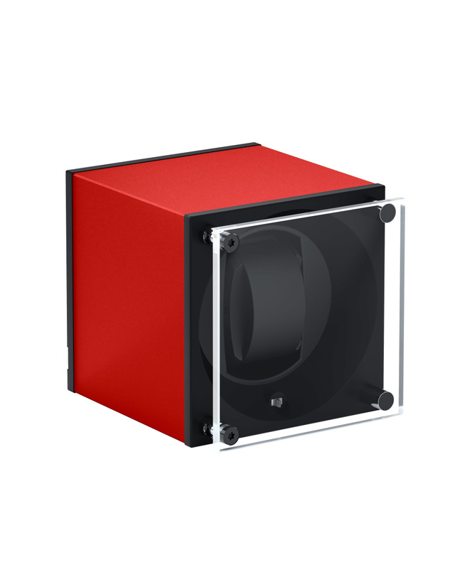 스위스큐빅 [스위스큐빅] MASTERBOX 1구 RED ALUMINIUM 착용컷