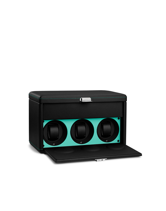 스위스큐빅 [스카톨라 델 템포] 7RT BLACK/BLUE 3+4구 착용컷