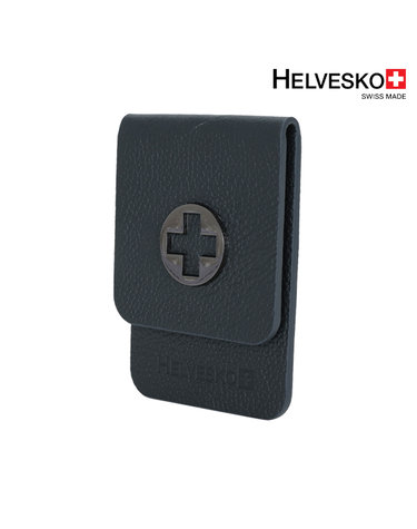 헬베스코 로고포인트 천연소가죽 머니클립 H2AUMW046