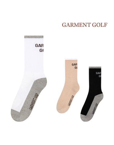 가먼트골프 남성 배색 크루 삭스 GMSCD302
