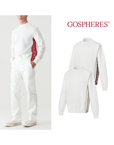고스피어 GOSPHERES MAN SIDE LOGO MOCK-NECK KNIT PM3WNT22