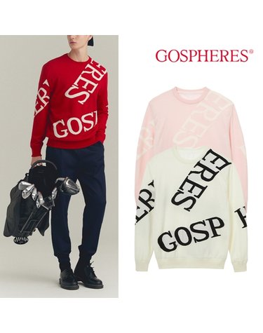 고스피어 GOSPHERES MAN BIG LOGO WINDPROOF SWEATER PM2WNT45