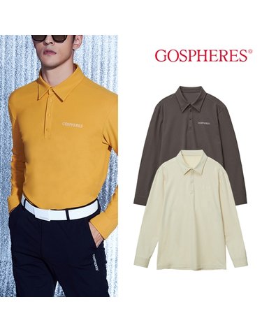 고스피어 GOSPHERES MAN CLASSIC LONG SLEEVE POLO SHIRT PM2FLT09