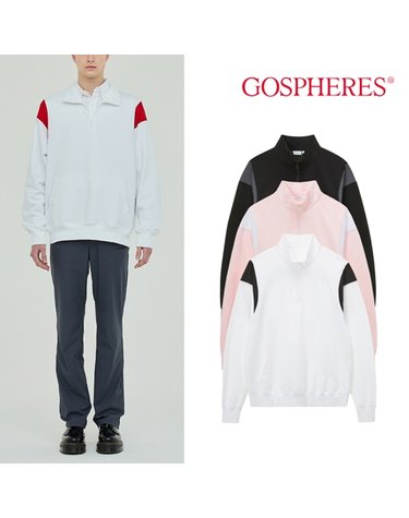 고스피어 GOSPHERES UNISEX MESH HALF ZIP UP PM3UMT08