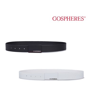 고스피어 GOSPHERES WOMAN SIGNATURE RED LINE LOGO BELT PW2ABT82