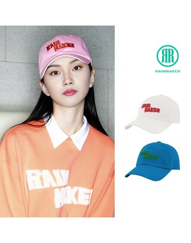 레인메이커 남녀공용 볼륨 로고 소프트 볼캡 골프모자 R20UHC02