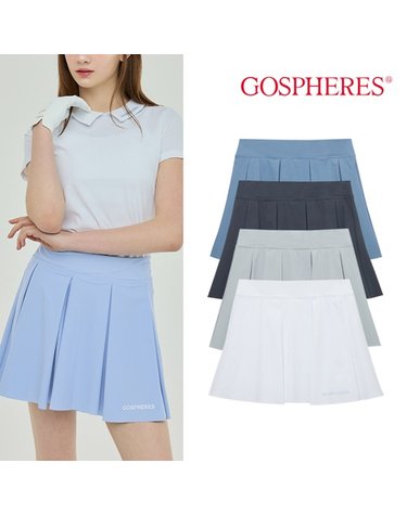 고스피어 GOSPHERES WOMAN PLEATS TENNIS SKIRT PW3UMS09