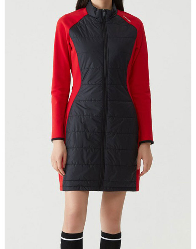 기타 고스피어 GOSPHERES WOMAN THINSULATE PADDED LINE ONEPIECE PW3WDO07 착용컷