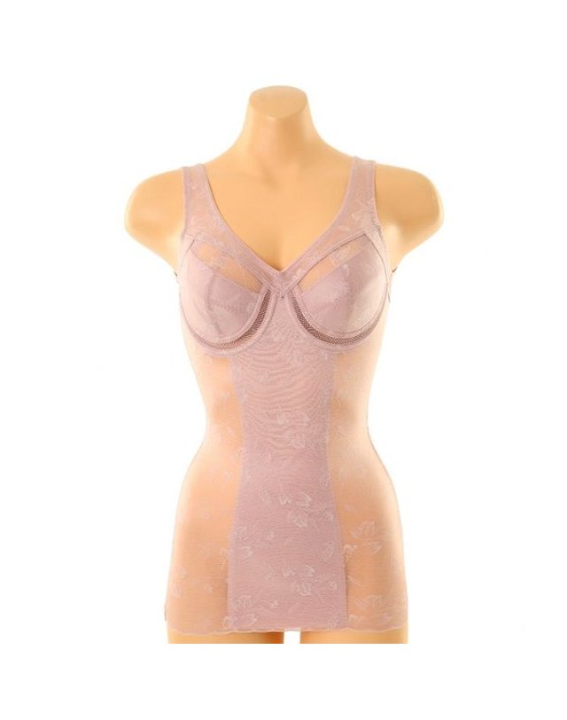 비너스 VENUS [갤러리아] 이월상품 280D 문직샤틴 직조패드 바디쉐이퍼 A~D컵 VBTM131 착용컷