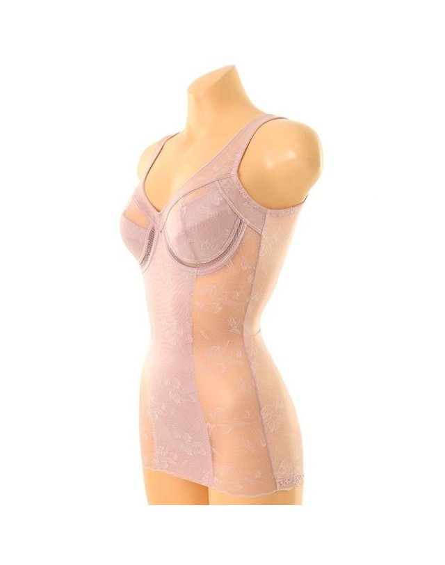 비너스 VENUS [갤러리아] 이월상품 280D 문직샤틴 직조패드 바디쉐이퍼 A~D컵 VBTM131 착용컷