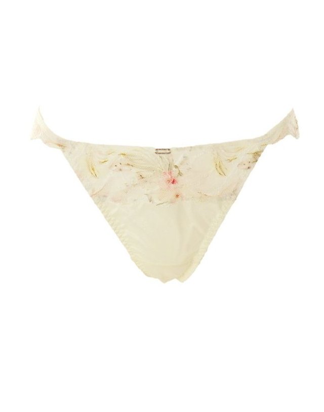 비너스 VENUS [갤러리아] 이월상품 25SS 광고메인 샤인블라썸 티팬티 4종택1 VPT0995T 착용컷