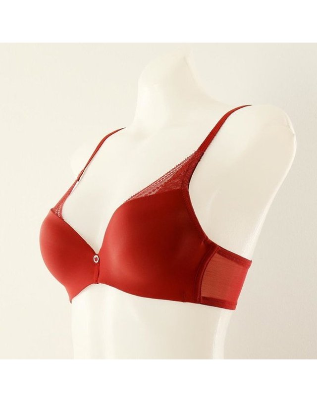 비너스 VENUS [갤러리아] 이월상품 WI 들뜸없이 편안한 메모리폼 A-E컵 데일리 브래지어 VBR1802 착용컷